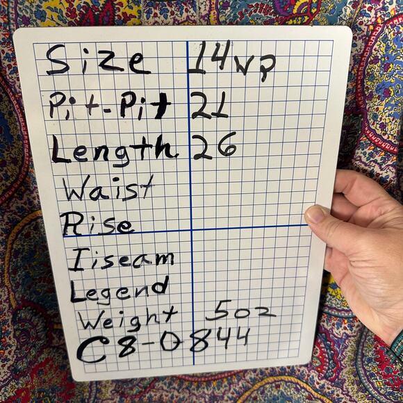 Talbots blouse bohemian hippie bold colorful print deep him side slits plus size - Picture 9 of 9